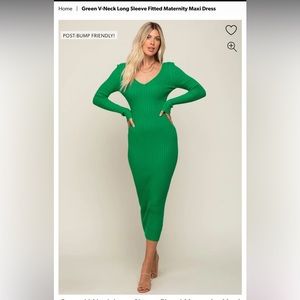 maternity dress. Very stretchy, thick and nice material. Never worn